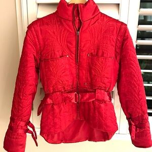 Gorgeous Cherry Red Ski Jacket